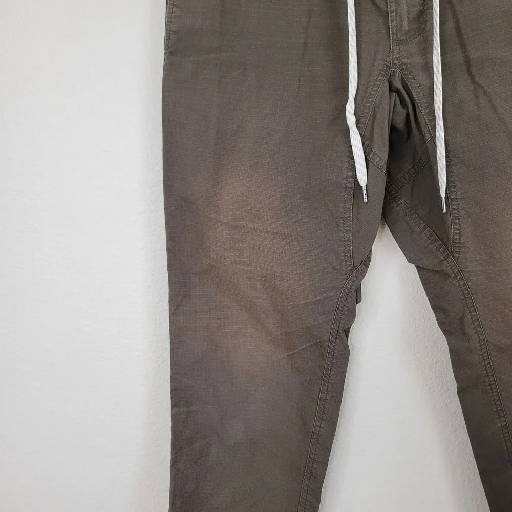 Vuori Ripstop Climber Pants Men's Size Medium Brown Hiking Comfort Outdoors Camp